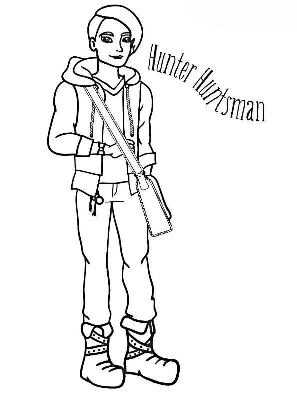 Kids-n-fun.com | Coloring page Ever After High Hunter Huntsman